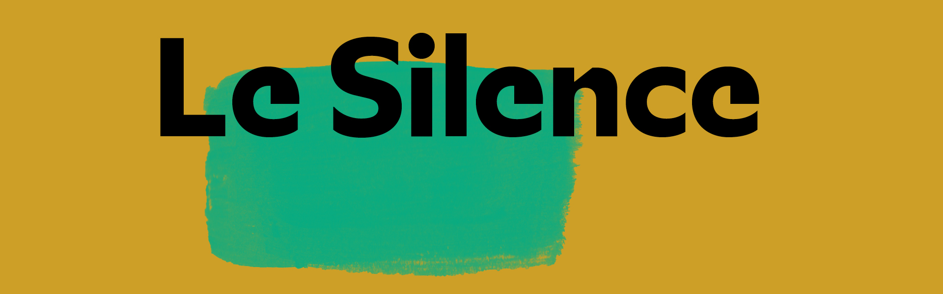 visuel du spectacle Le silence